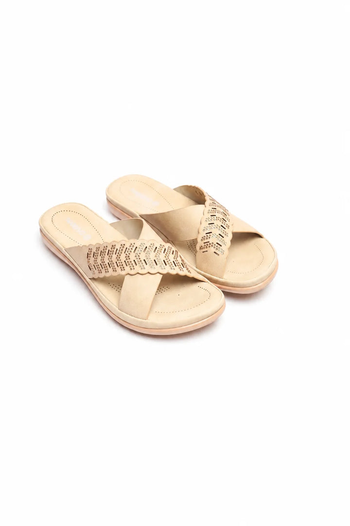 Comfortable Cream Medicated Slipper