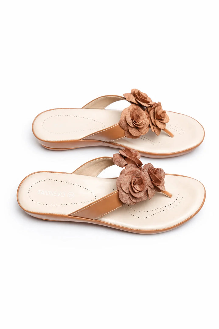 Elegant Mustard Medicated Slipper