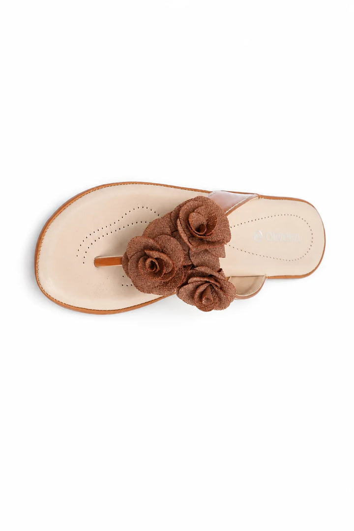 Elegant Mustard Medicated Slipper