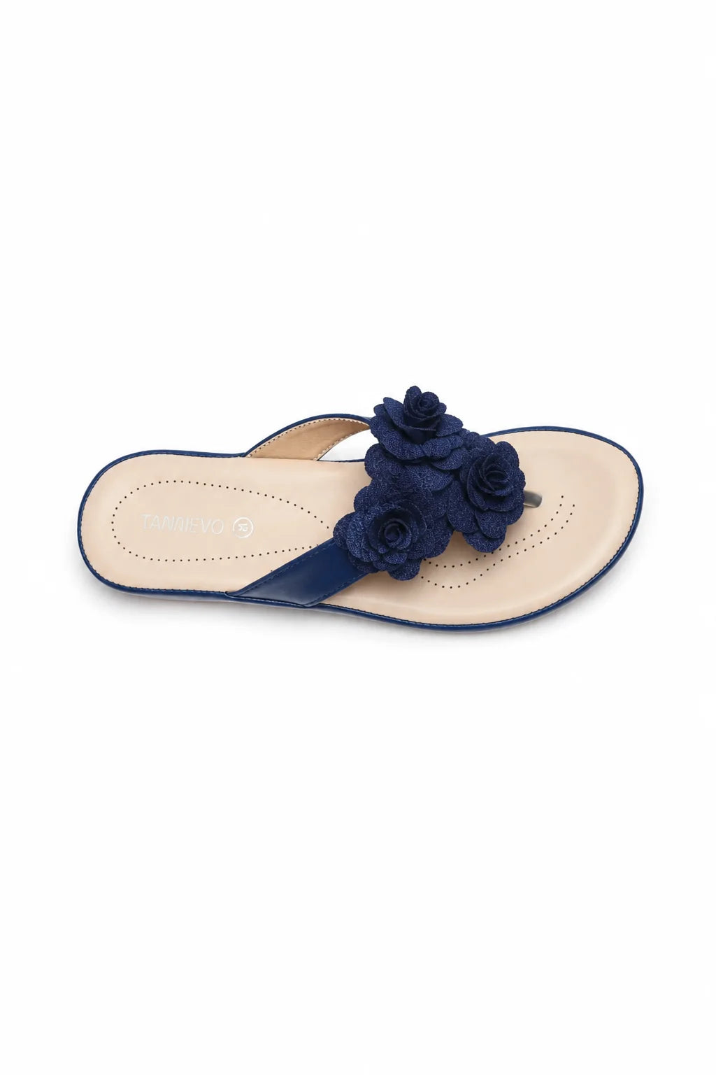 Elegant Navy Blue Medicated Slipper