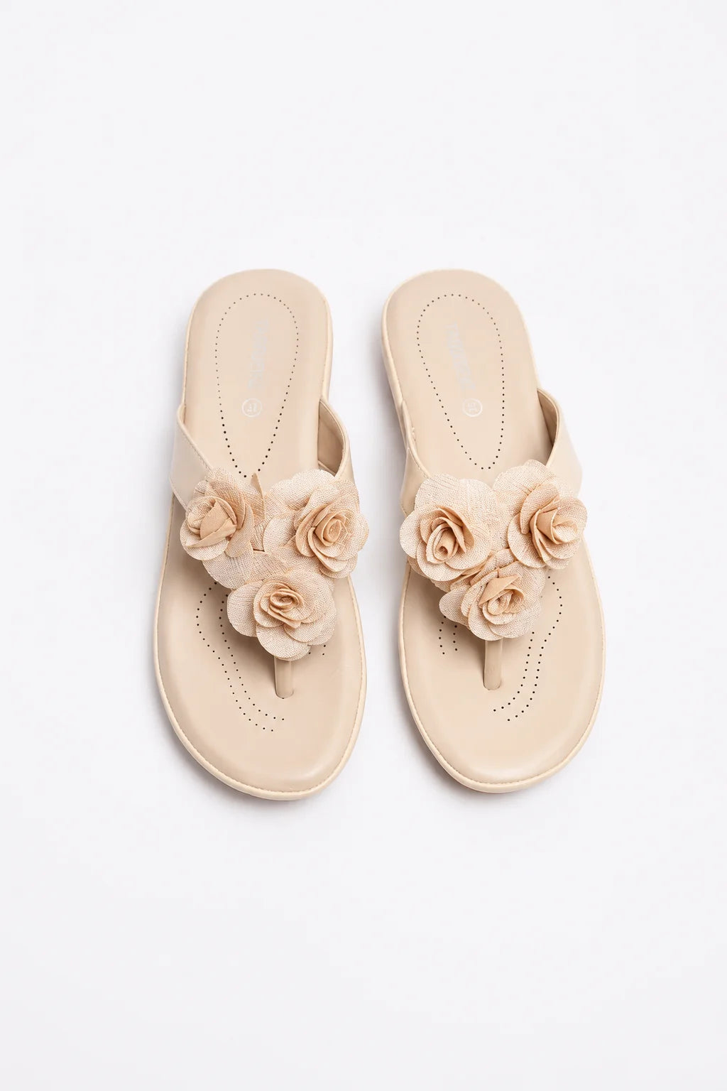 Elegant Beige Medicated Slipper
