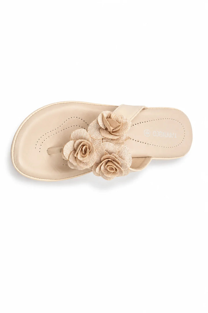 Elegant Beige Medicated Slipper