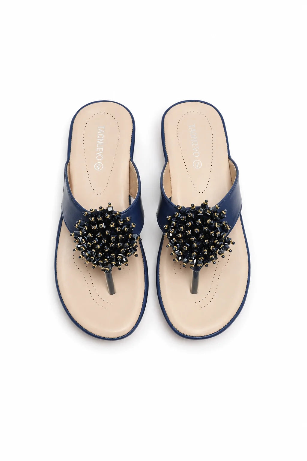 Minimal Navy Blue Medicated Premium Slipper