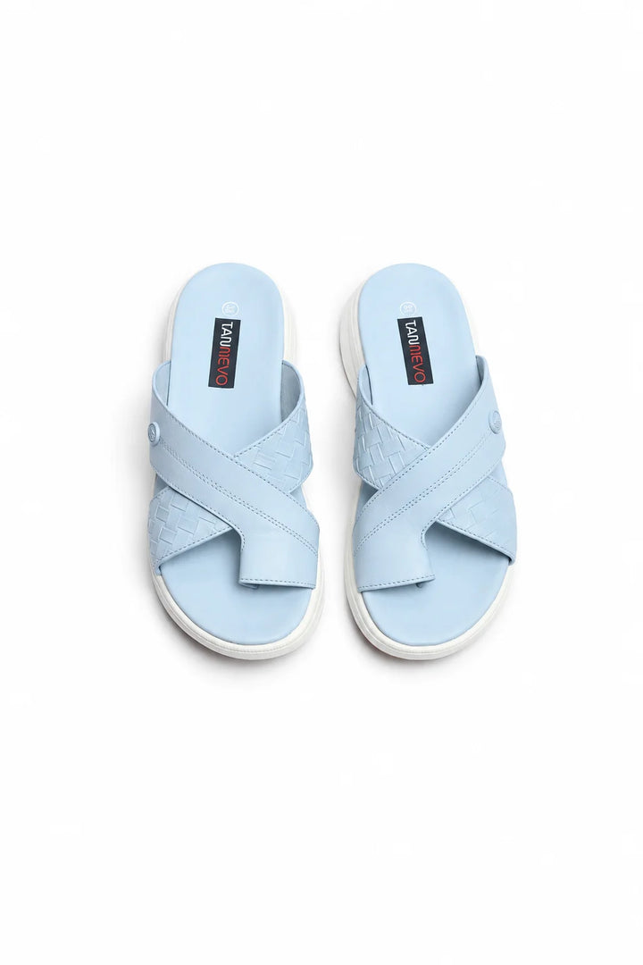 Luxury Blue Designer Medicated Slipper