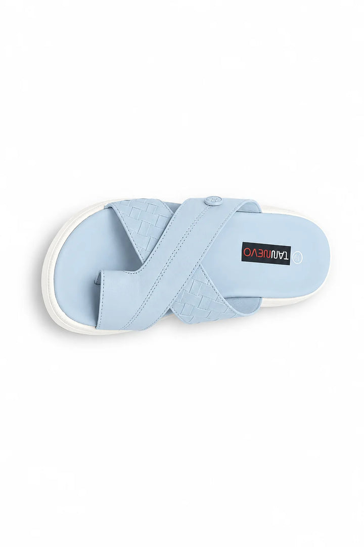 Luxury Blue Designer Medicated Slipper