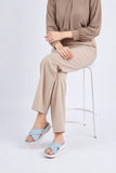 Luxury Blue Designer Medicated Slipper