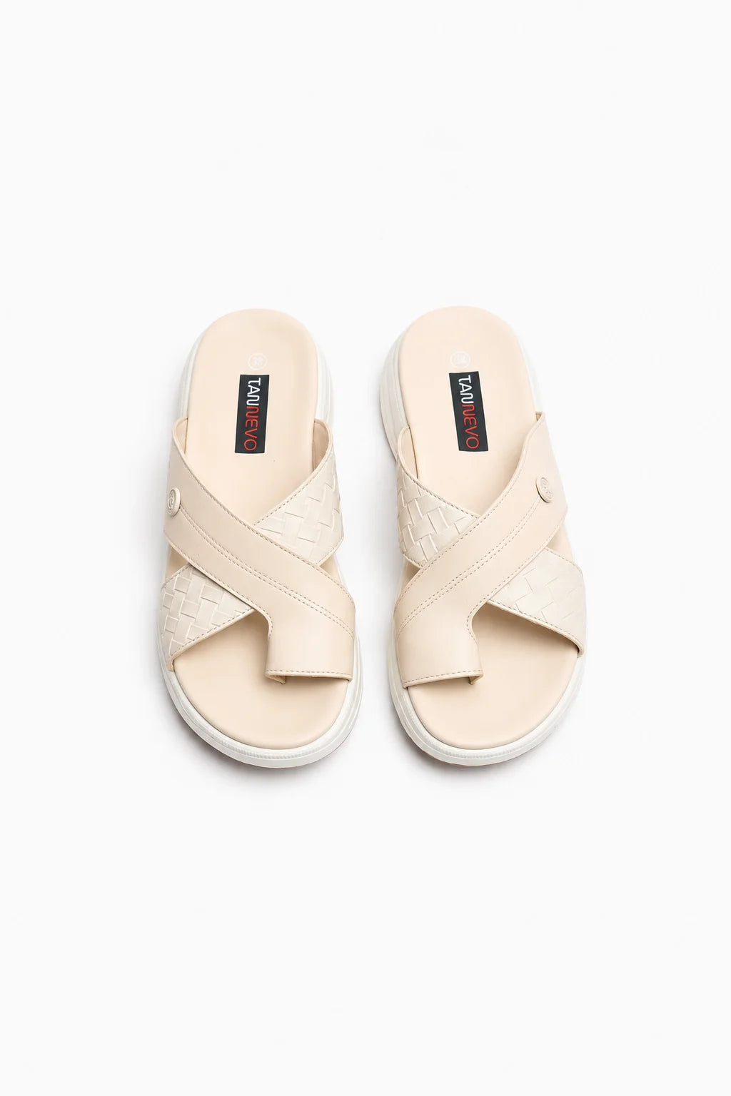 Luxury Cream Designer Medicated Slipper