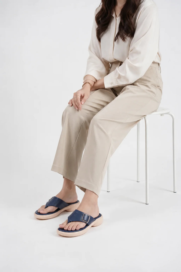 Classic Navy Premium Medicated Slipper