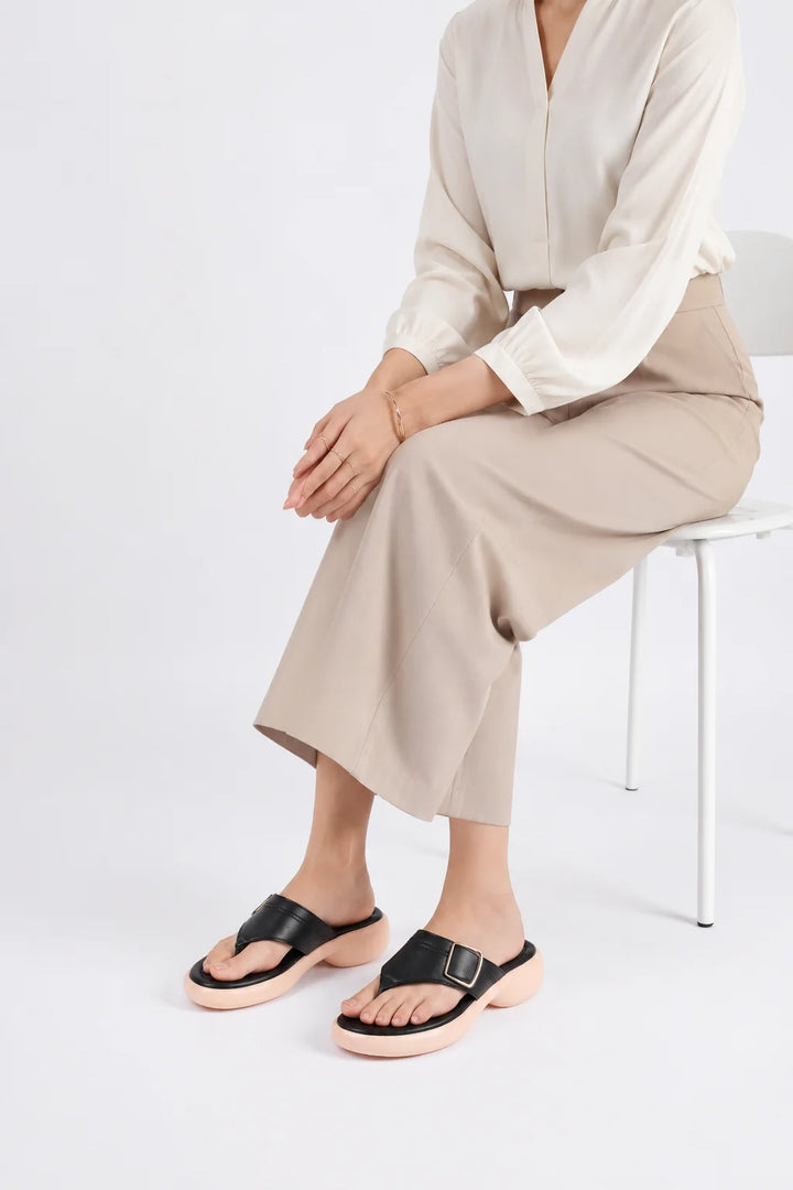 Classic Black Premium Medicated Slipper