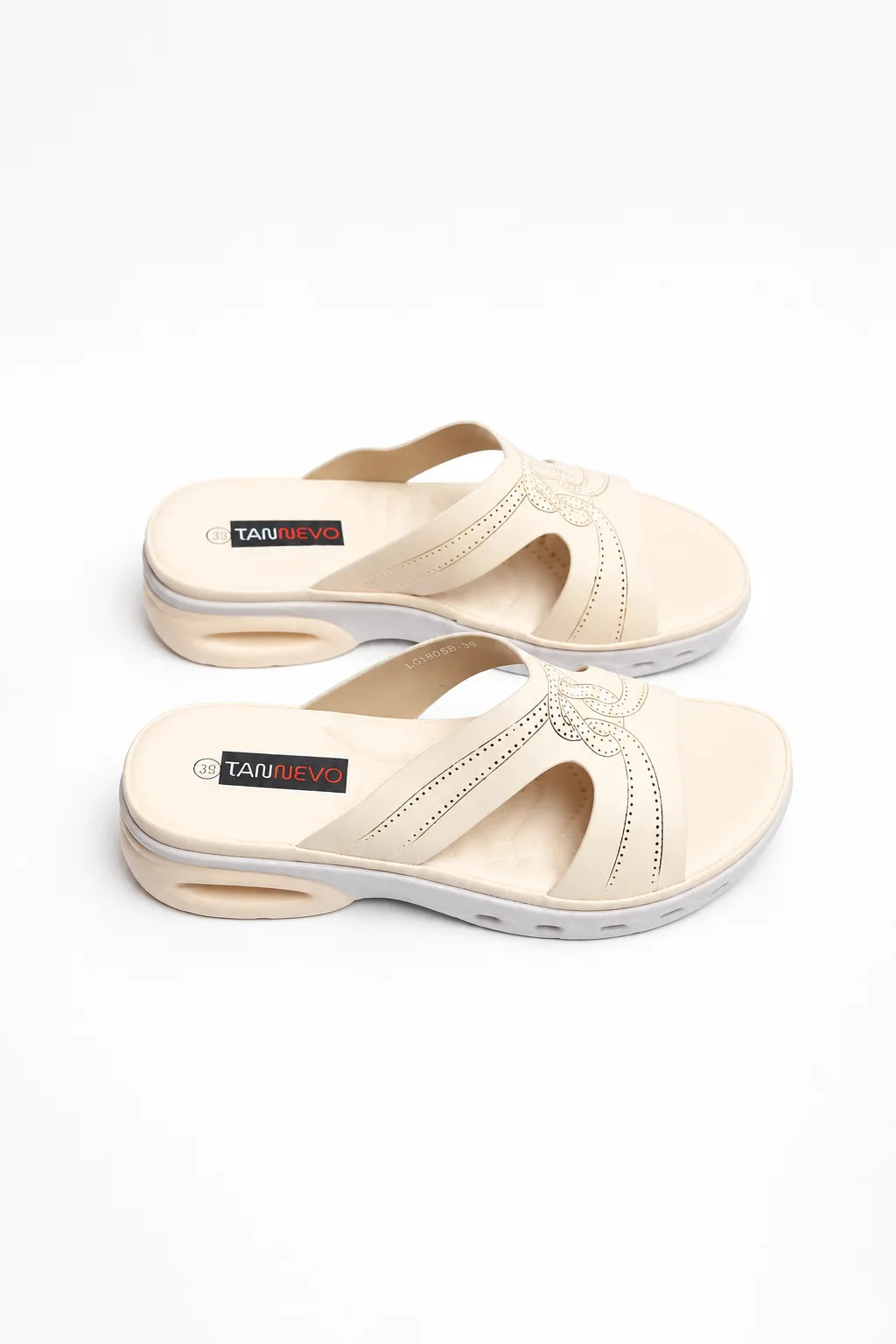 Elegant Beige Comfort Medicated Slipper