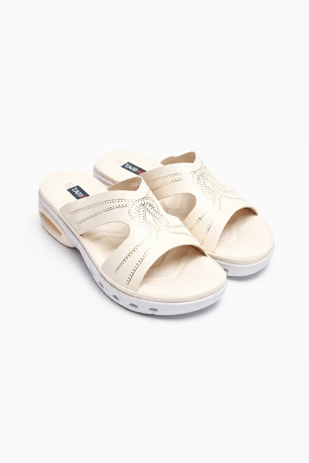 Elegant Beige Comfort Medicated Slipper