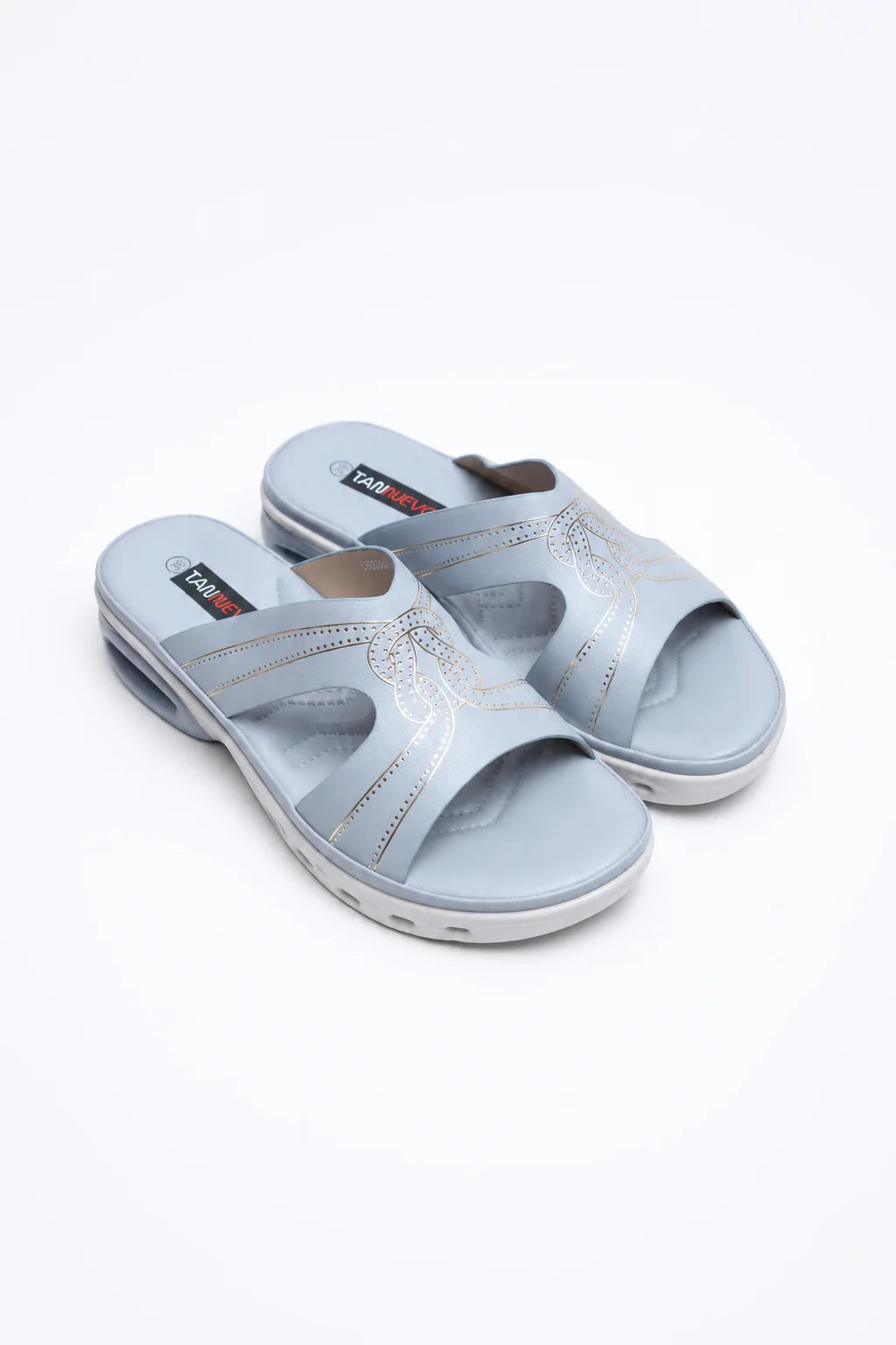 Elegant Blue Comfort Medicated Slipper