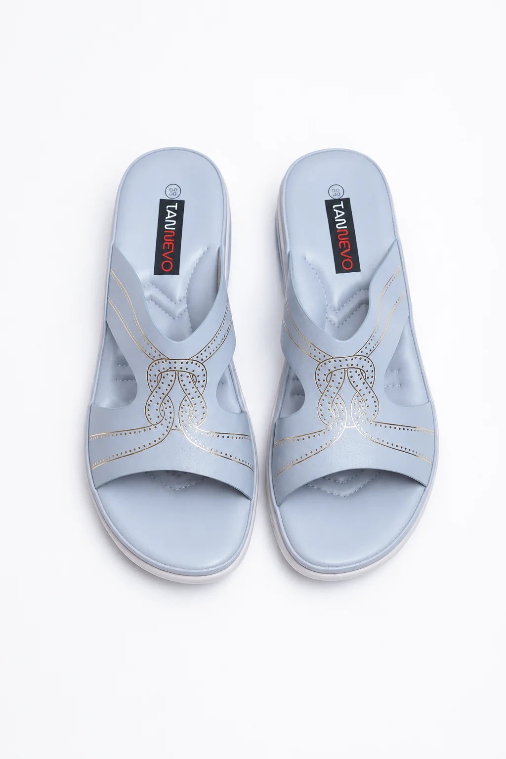 Elegant Blue Comfort Medicated Slipper