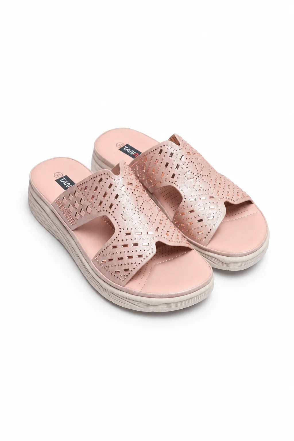 Luxury Pink Soft Sole Medicated Slipper