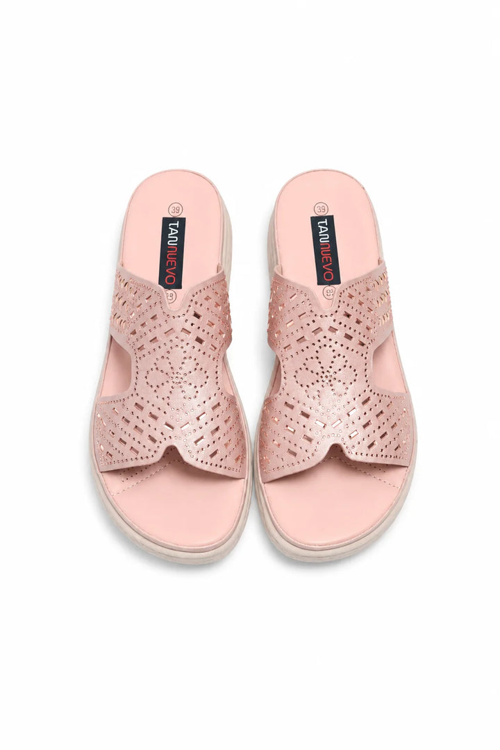 Luxury Pink Soft Sole Medicated Slipper