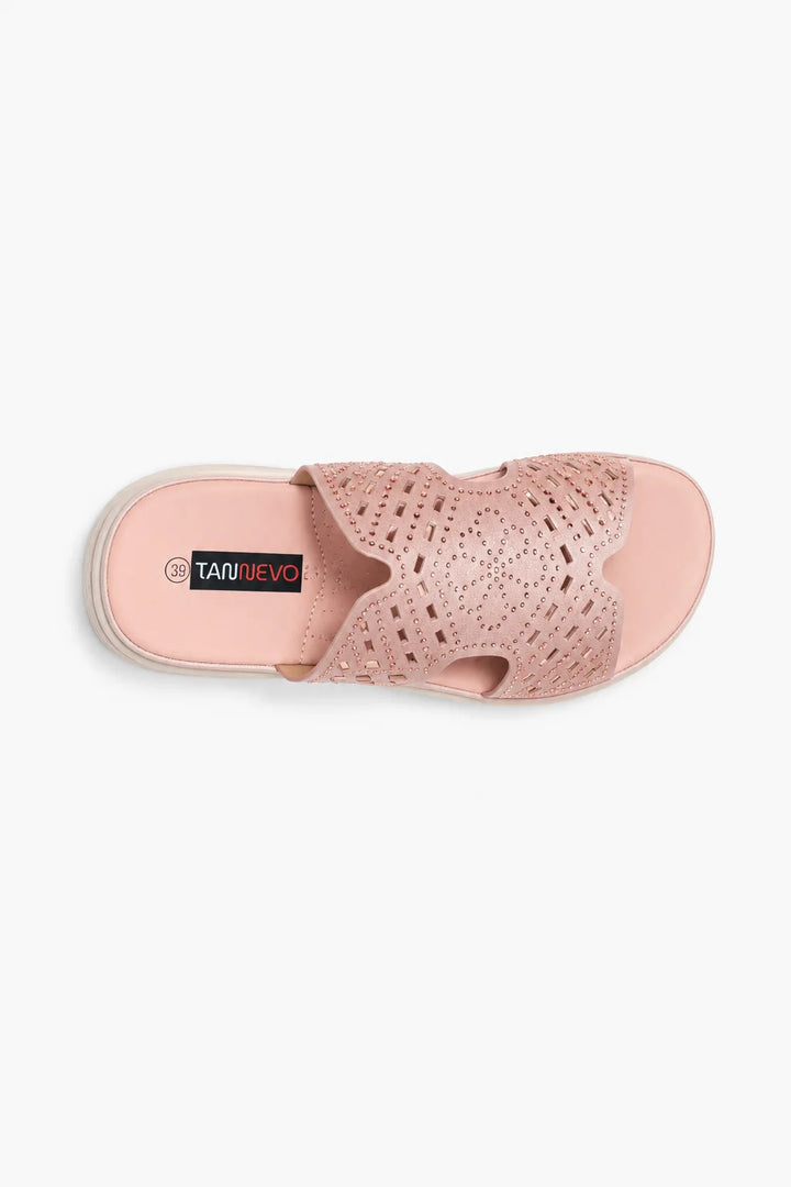 Luxury Pink Soft Sole Medicated Slipper