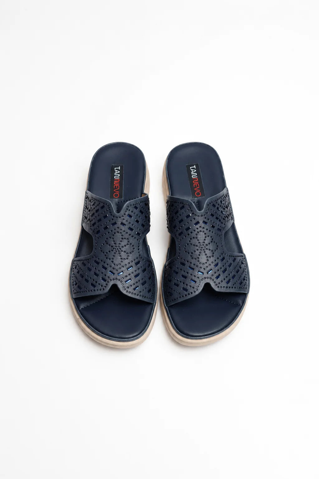 Luxury Blue Soft Sole Medicated Slipper