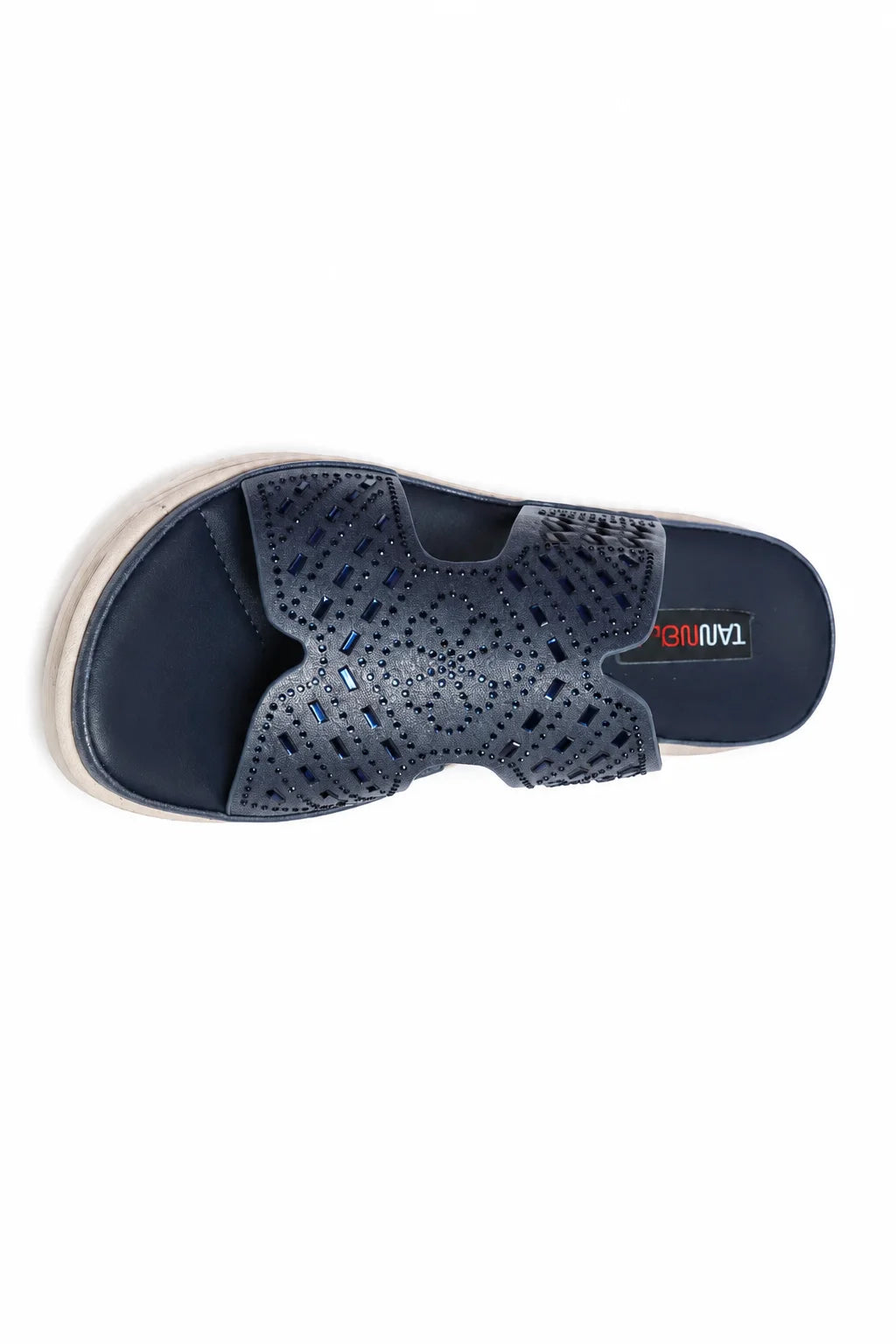 Luxury Blue Soft Sole Medicated Slipper