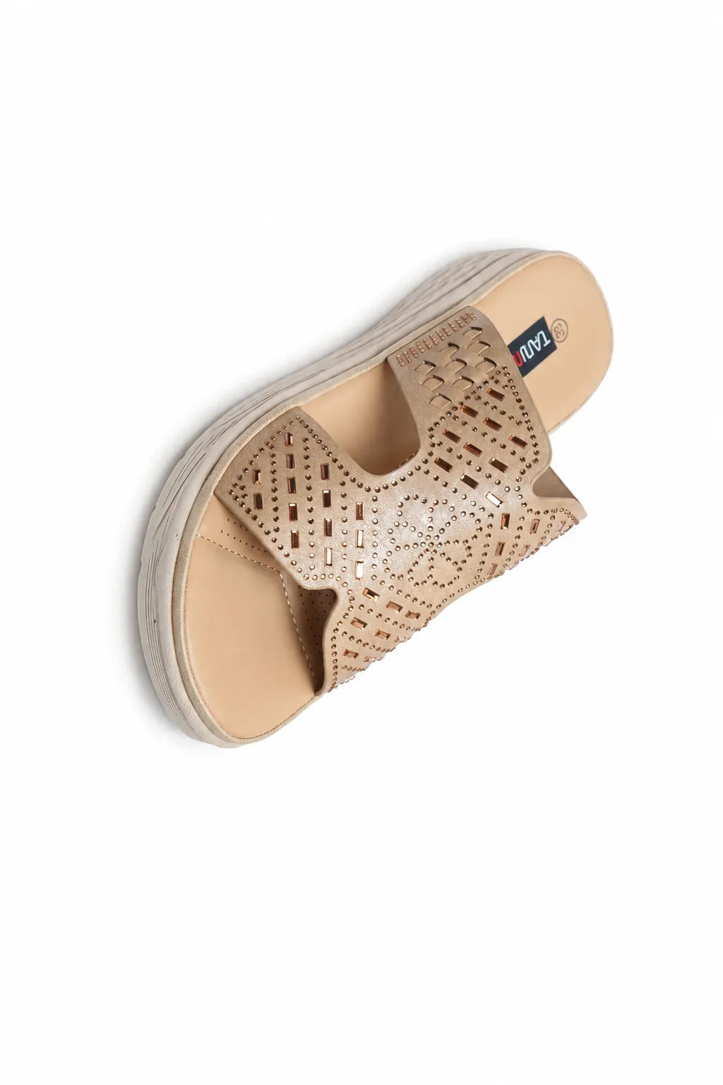 Luxury Beige Soft Sole Medicated Slipper