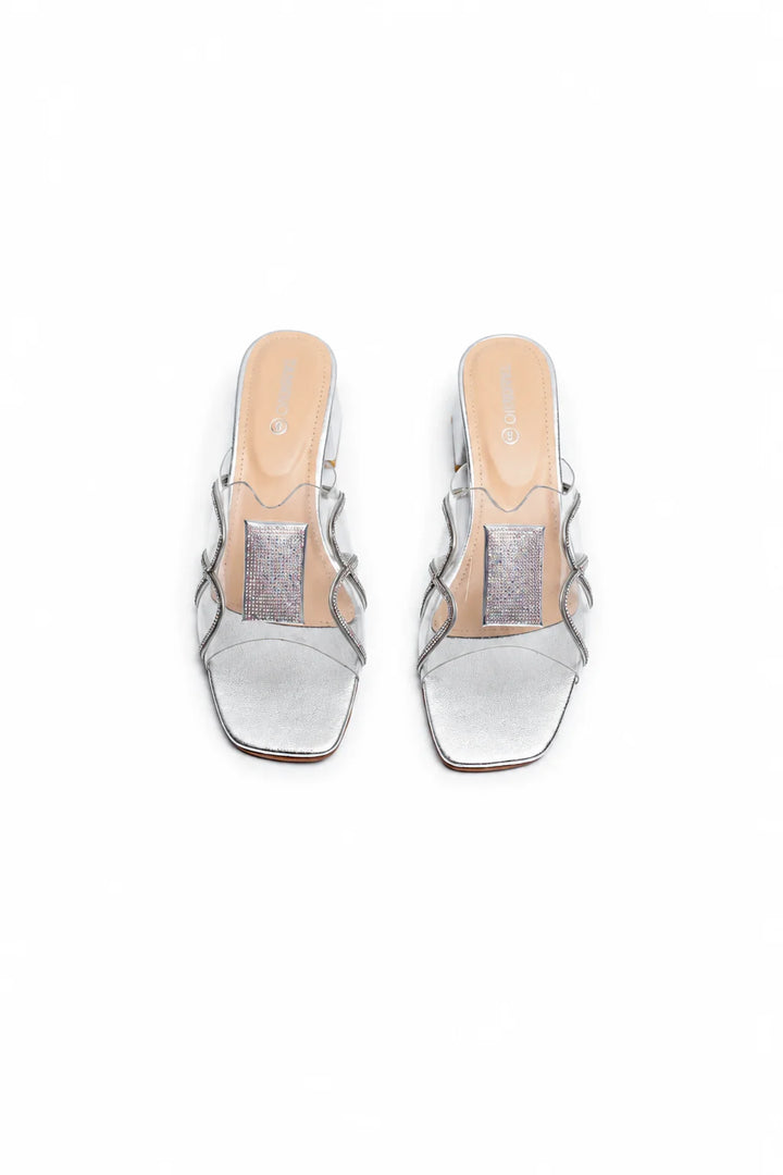 Radiant Silver Luxe Slipper