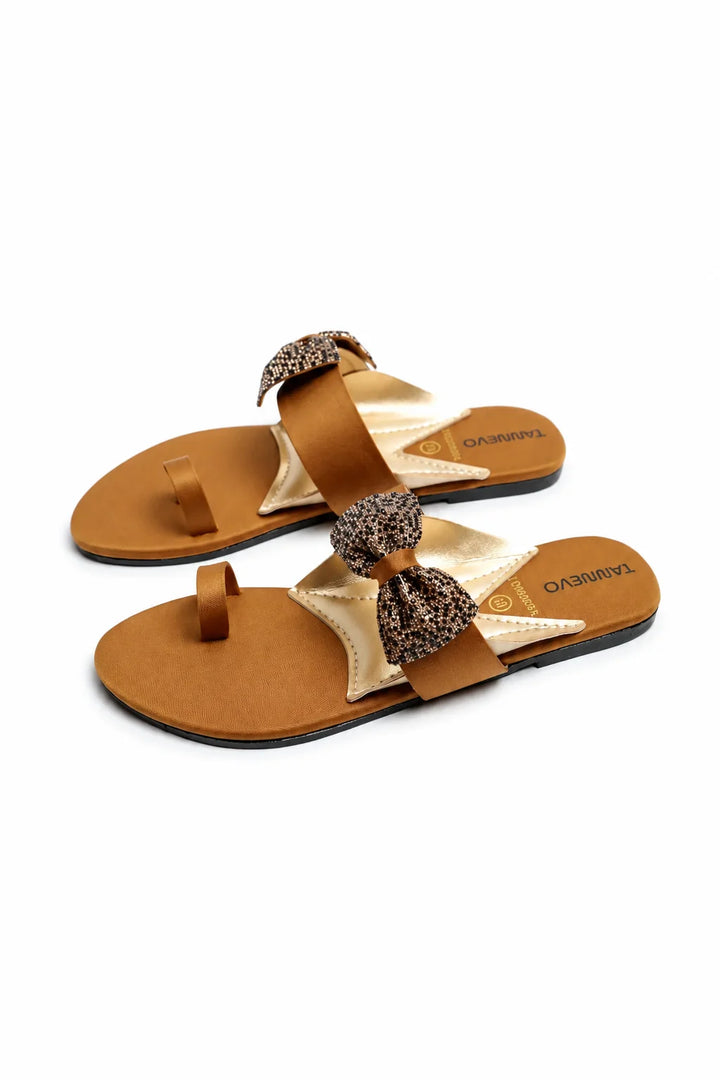 Elegant Beige Stylish Slipper
