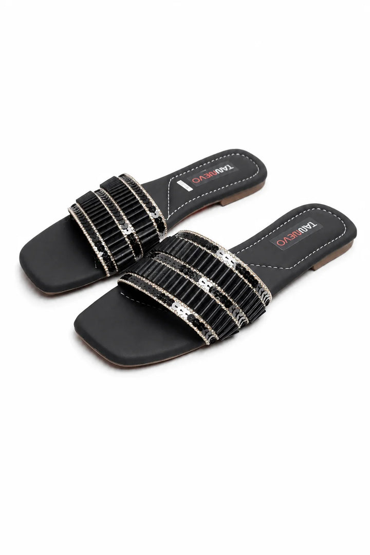 Premium Black Casual Slipper