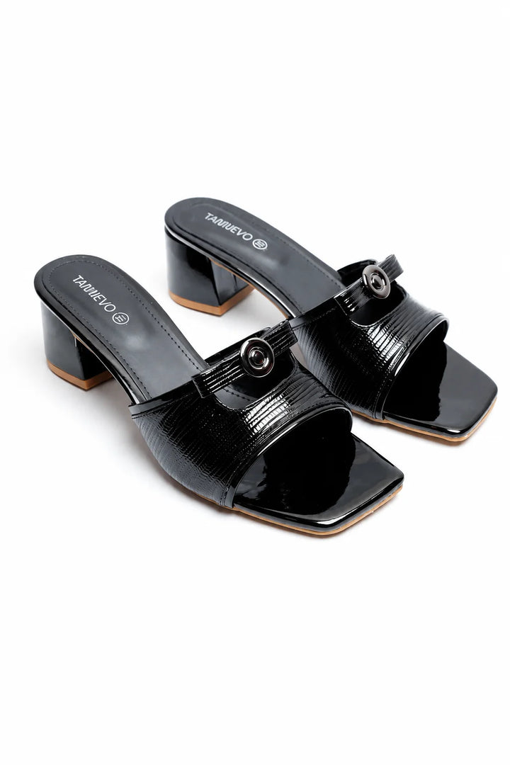 Elegant Black Comfort Slipper
