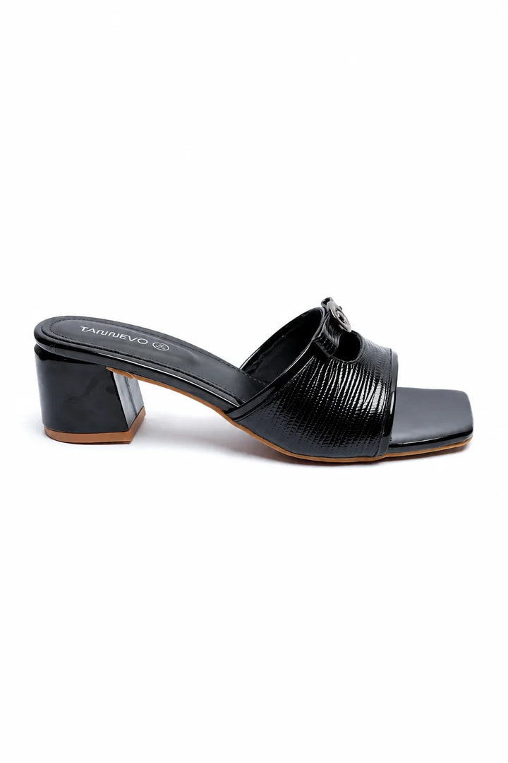 Elegant Black Comfort Slipper
