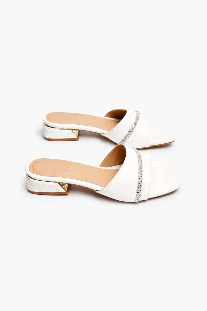 Colorful White Stylish Slipper