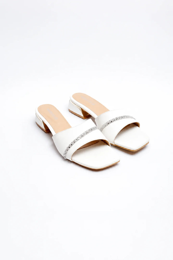 Colorful White Stylish Slipper