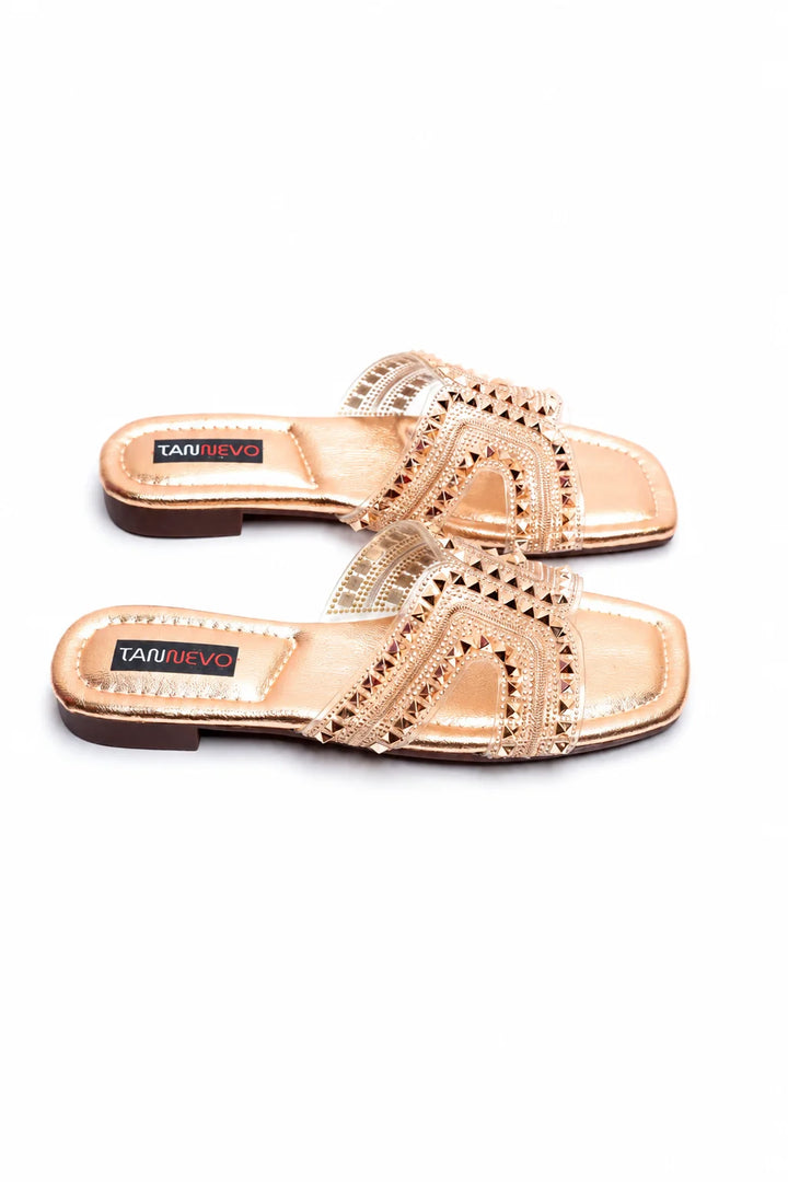Designer Gold Slipper