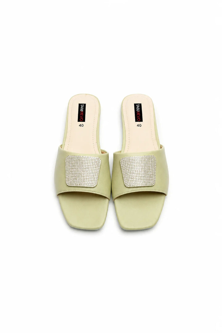 Trendy Ash Green Slipper
