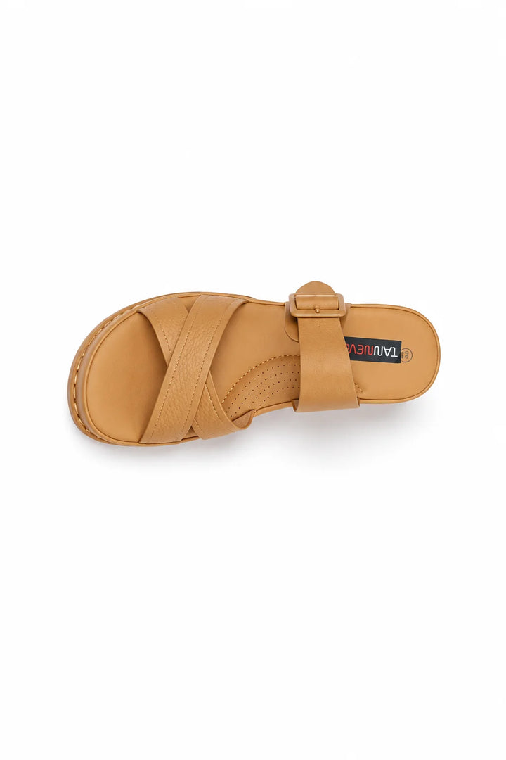 Stylish Tan Premium Medicated Slipper