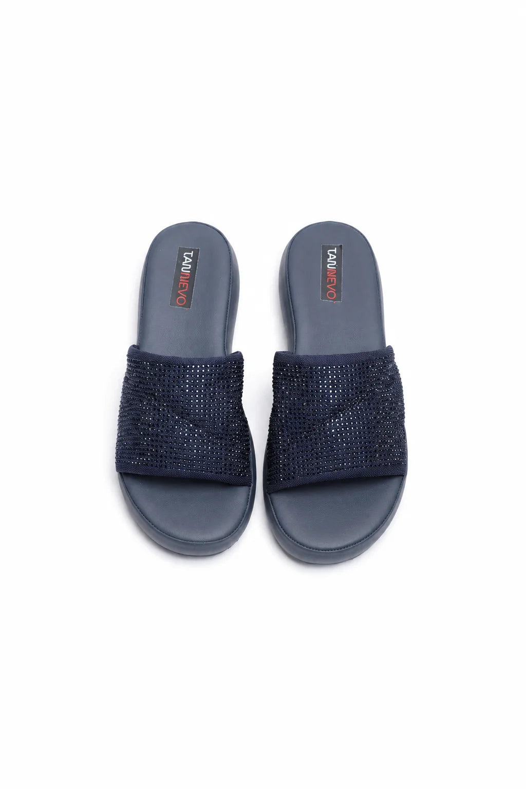 Luxury Navy Designer Medicated Slipper