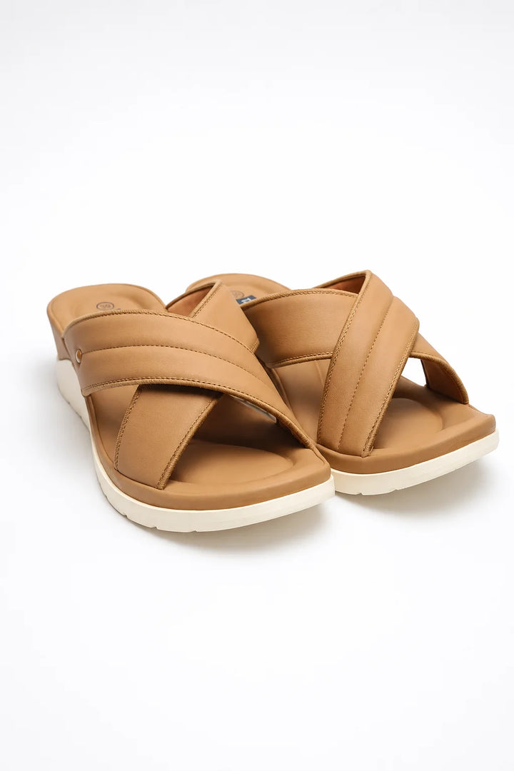 Elegant Khaki Fashion Medicated Slipper
