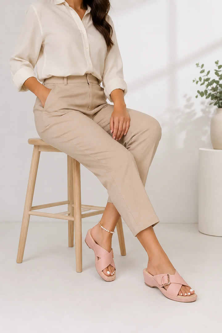 Pink Elegant Premium Medicated Slipper