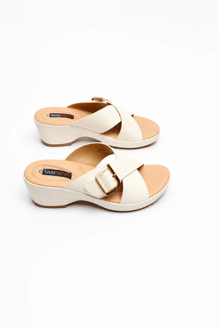Cream Elegant Premium Medicated Slipper