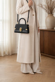 Black Minimal Fashion Handbag