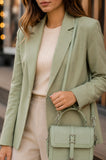 Green Refined Style Handbag