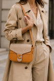 Khaki Modern Carry Handbag