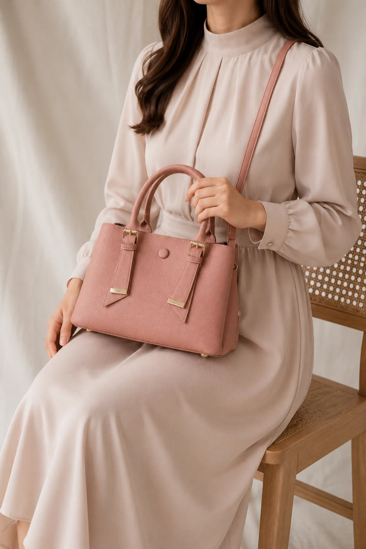 Pink Elegant Fashion Handbag
