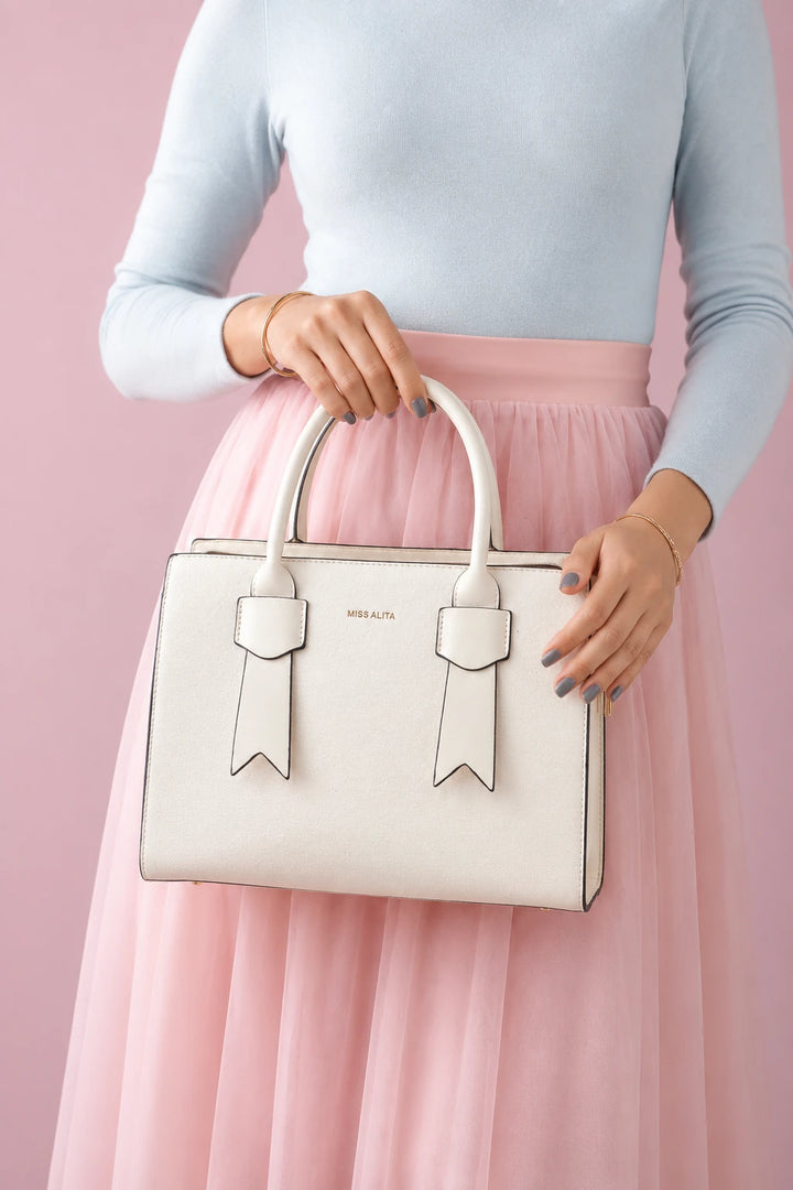 Beige Premium Fashion Handbag