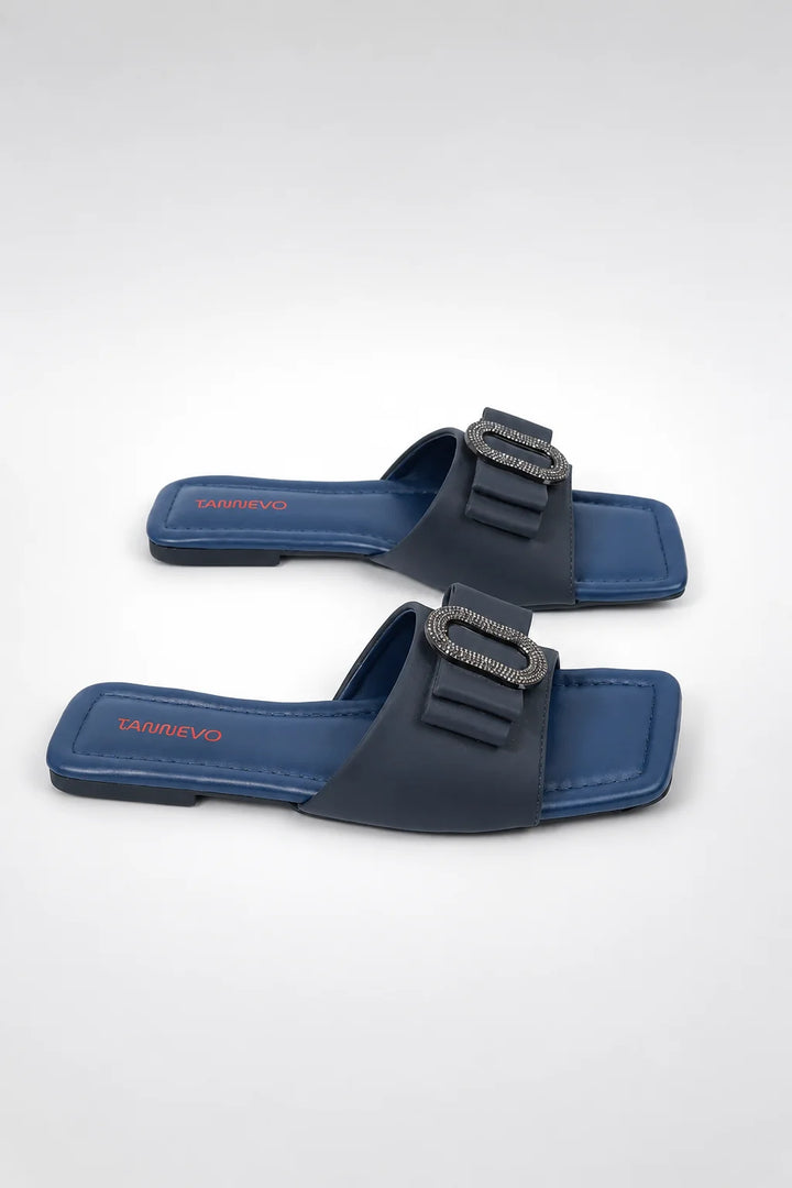 Elegant Navy Minimal Slipper
