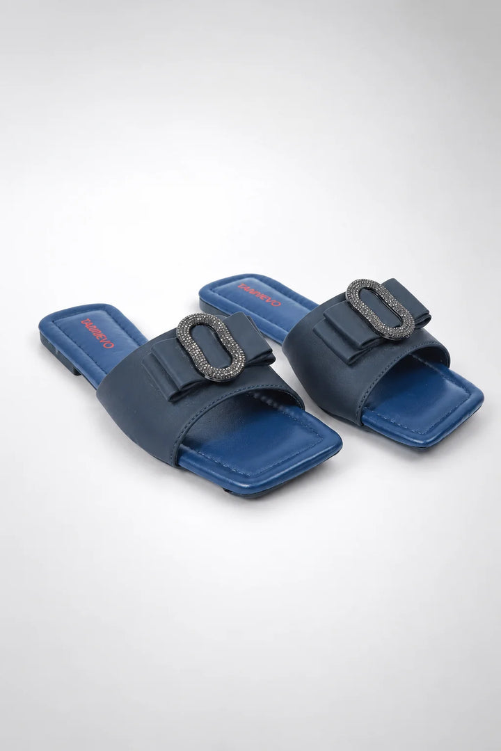 Elegant Navy Minimal Slipper