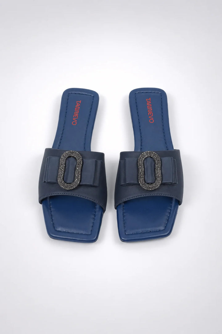 Elegant Navy Minimal Slipper