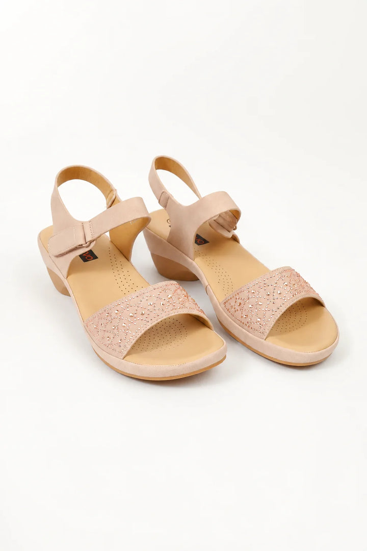 Elegant Pink Comfort Sandal