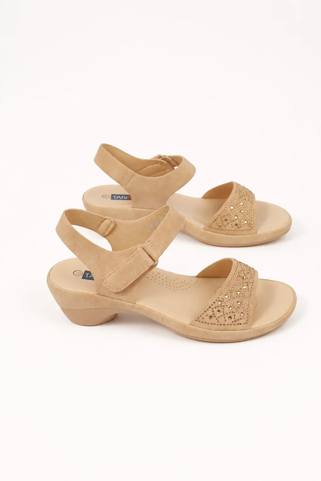 Elegant Beige Comfort Sandal
