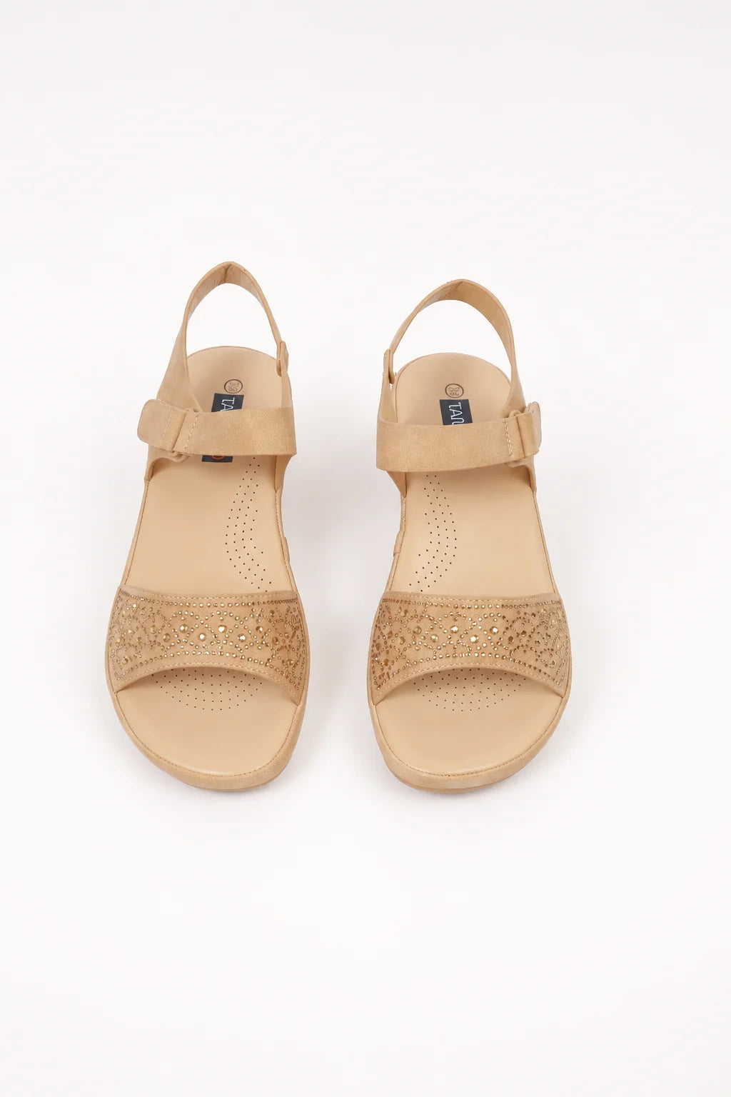 Elegant Beige Comfort Sandal