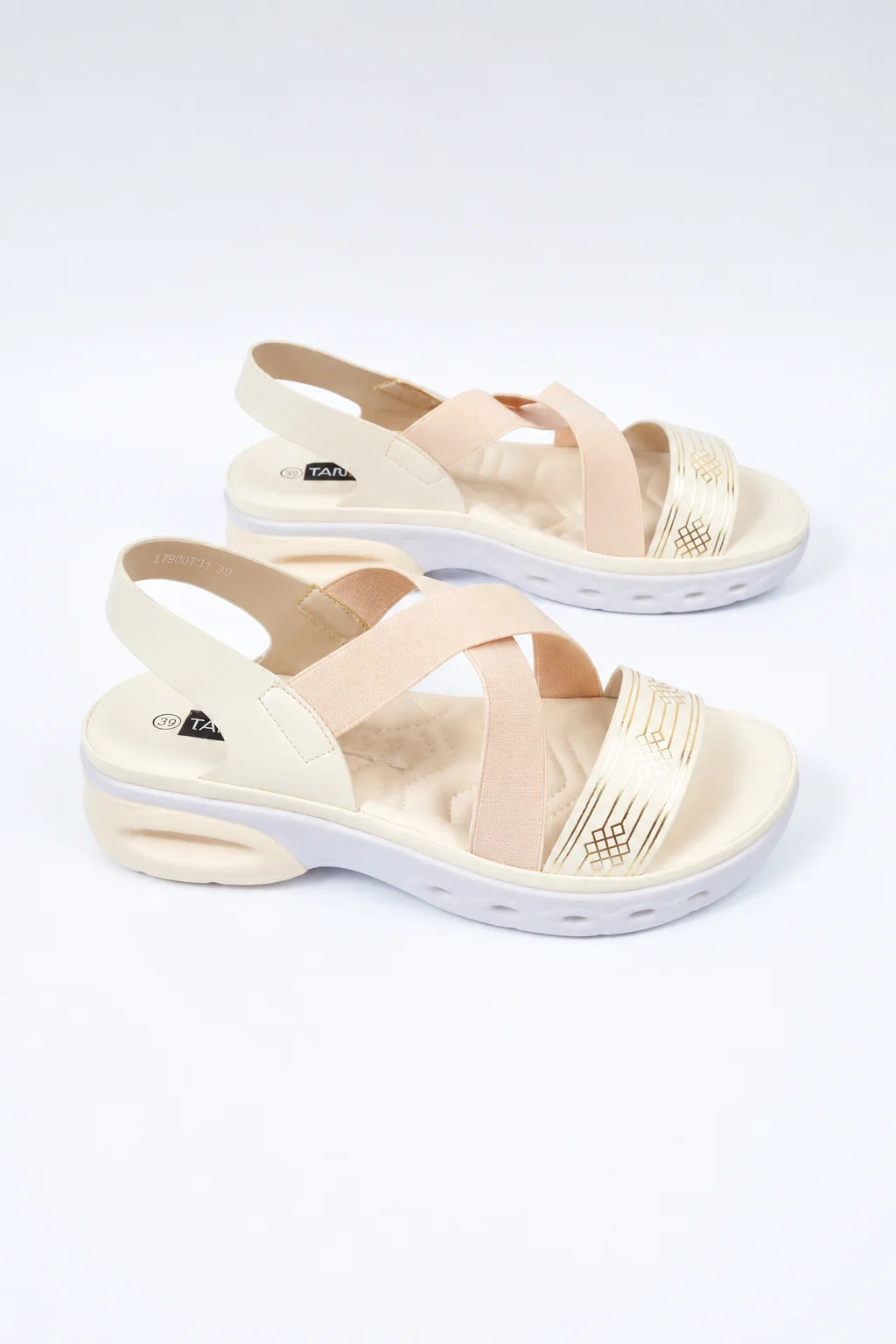 Premium Beige Fashion Sandal Medicated