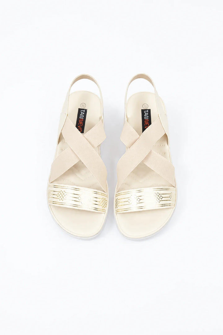 Premium Beige Fashion Sandal Medicated